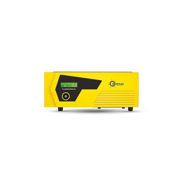 Eastman Solar Pro 850VA/12V Off Grid Solar Inverter with Utility Power Factor Watt=VA, 43% More loding Capacity | Warranty 36 Months on Product, 10 Years on Transformer