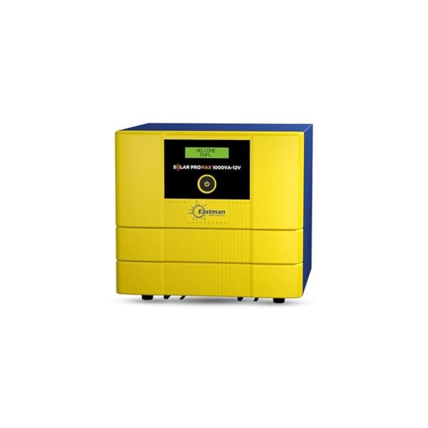 Eastman Solar Promax 1000VA/12V (MPPT) Off Grid Solar Inverter with Utility Power Factor Watt=VA, 43% More Loading Capacity